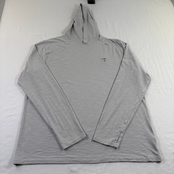 Tasc Hoodie Mens XL Gray Carrollton Performance Bamboo Lightweight Pullover Golf - Picture 1 of 10